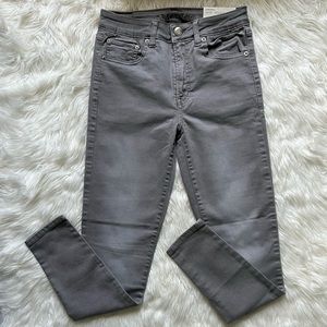 AEO HI-RISE JEGGING :: SUPER STRETCH :: SIZE 6 :: GREY